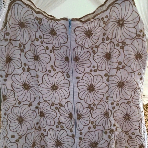 Tamara Catz Floral Embroidered Dress - Picture 5 of 15